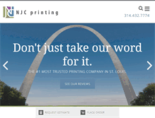 Tablet Screenshot of njcprint.com